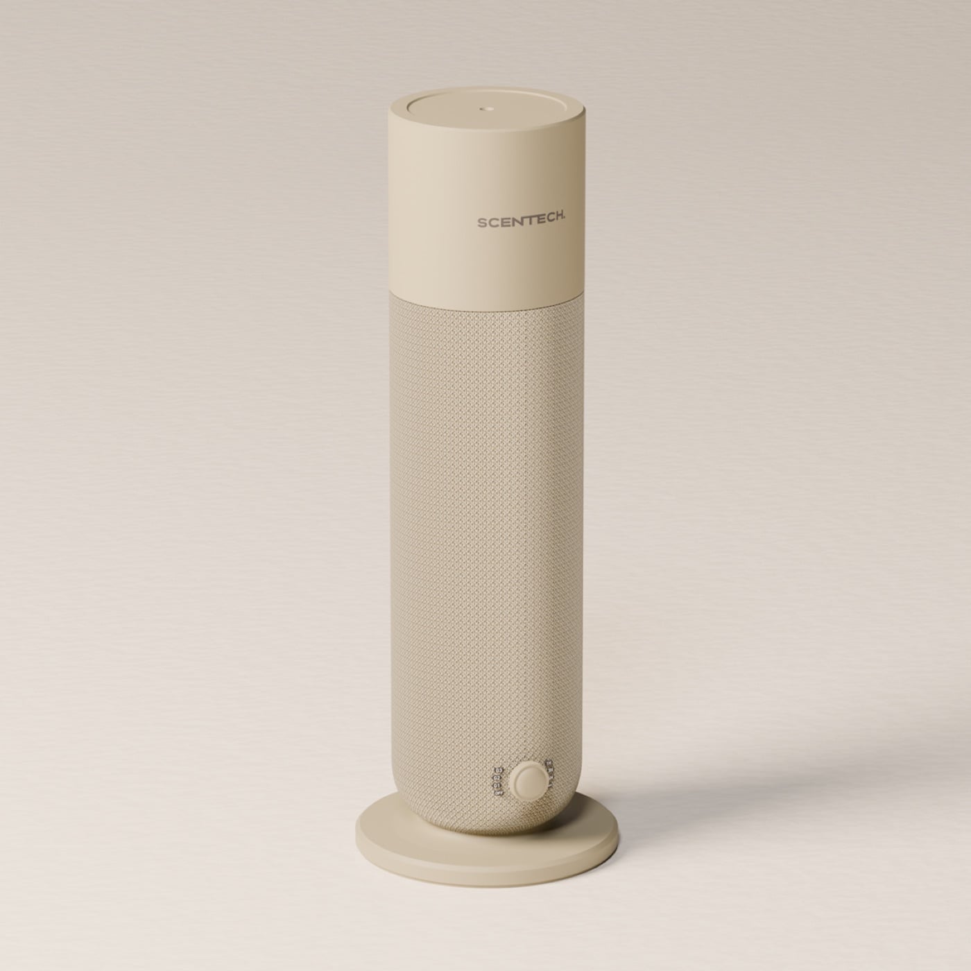 Smart Aroma Diffuser 2 auf sandfarbenem Untergrund